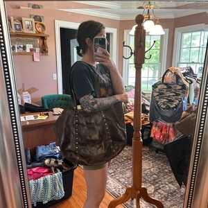 Large Patricia Nash leather bag